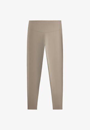 OYSHO, COMFORTLUX ANKLE-LENGTH LEGGINGS 31320226 - Legging - dark brown