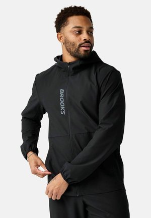 Brooks, CANOPY JACKET - Chaqueta de running - black