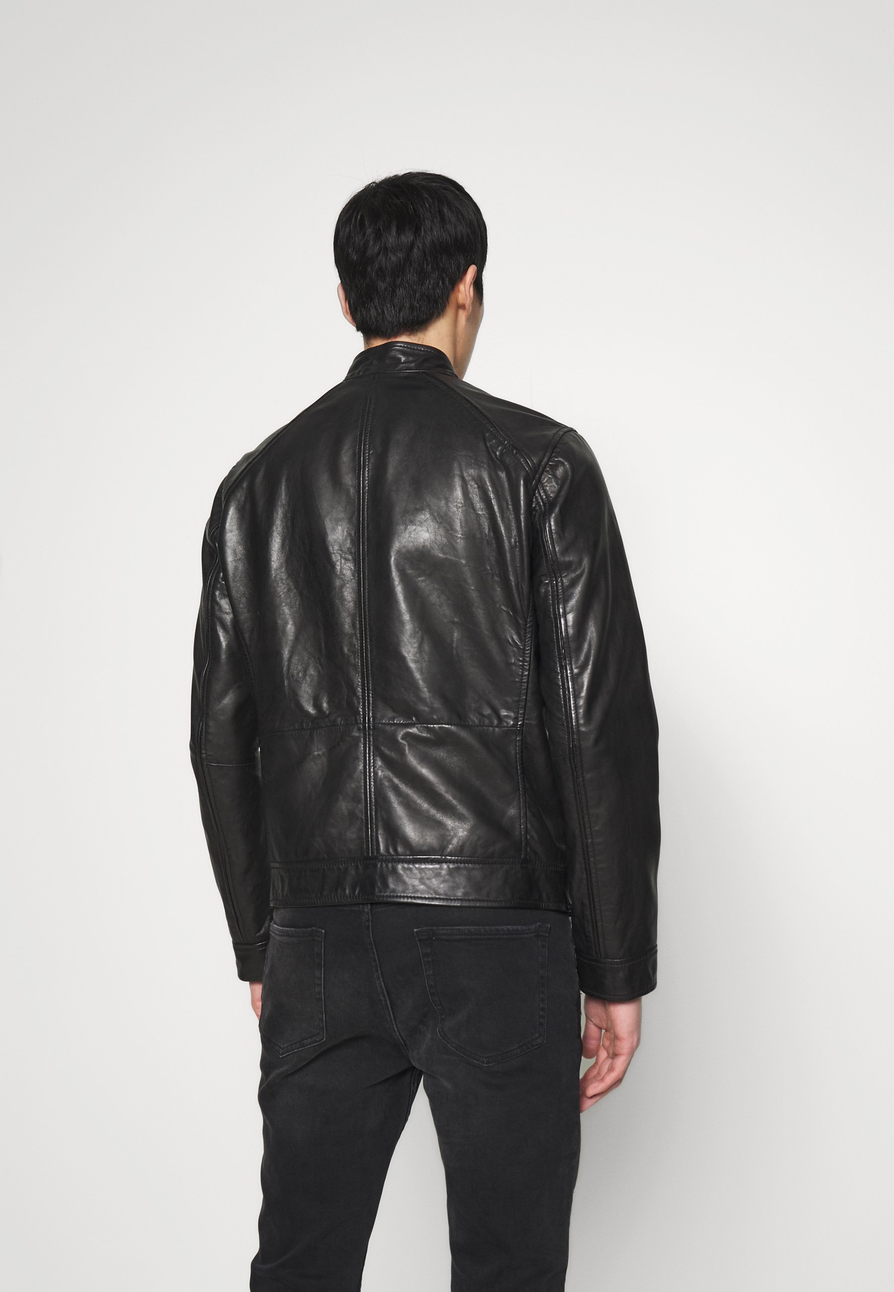 MELBOURNE Lederjacke black MELBOURNE Lederjacke black