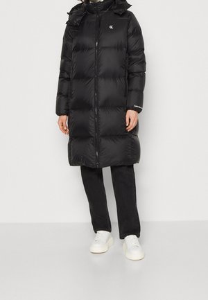 Abrigo de plumas - black