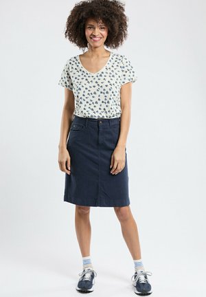 LADIX  - Jupe en jean - marine