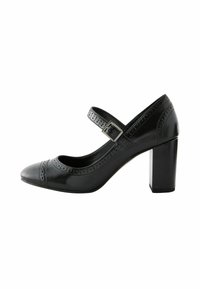 WIDE FIT FOREVER COMFORT BROGUE ROUND TOE BLOCK - Avokkaat - mottled anthracite
