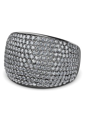 Ring - couleur argentée / gris anthracite