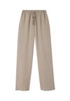 OKYROW - Pantaloni - castor raye