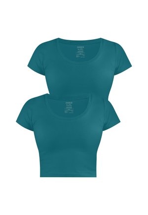 2 PACK  - T-Shirt basic - petrol