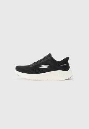 GO WALK NOW - Sneakers low - black/white