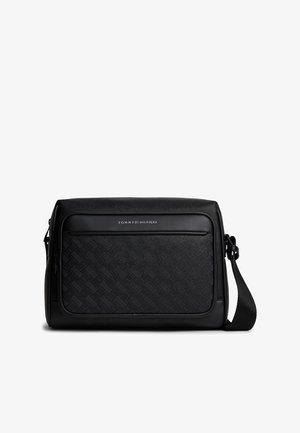 Tommy Hilfiger, MODER MONOGRAM MESSENGER - Чанта за носене през рамо - black