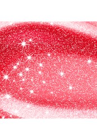 Surface rouge pailletée avec des reflets de lumière scintillants créant un effet chatoyant, semblable à des étoiles, sur un fond rouge vif.
