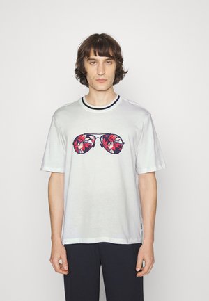 FLORAL AVIATOR - T-shirt print - white