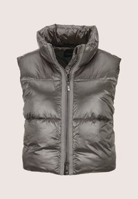 MADELEINE LEICHTE STEPP MIT GLANZ-EFFEKT - Bodywarmer - graphite