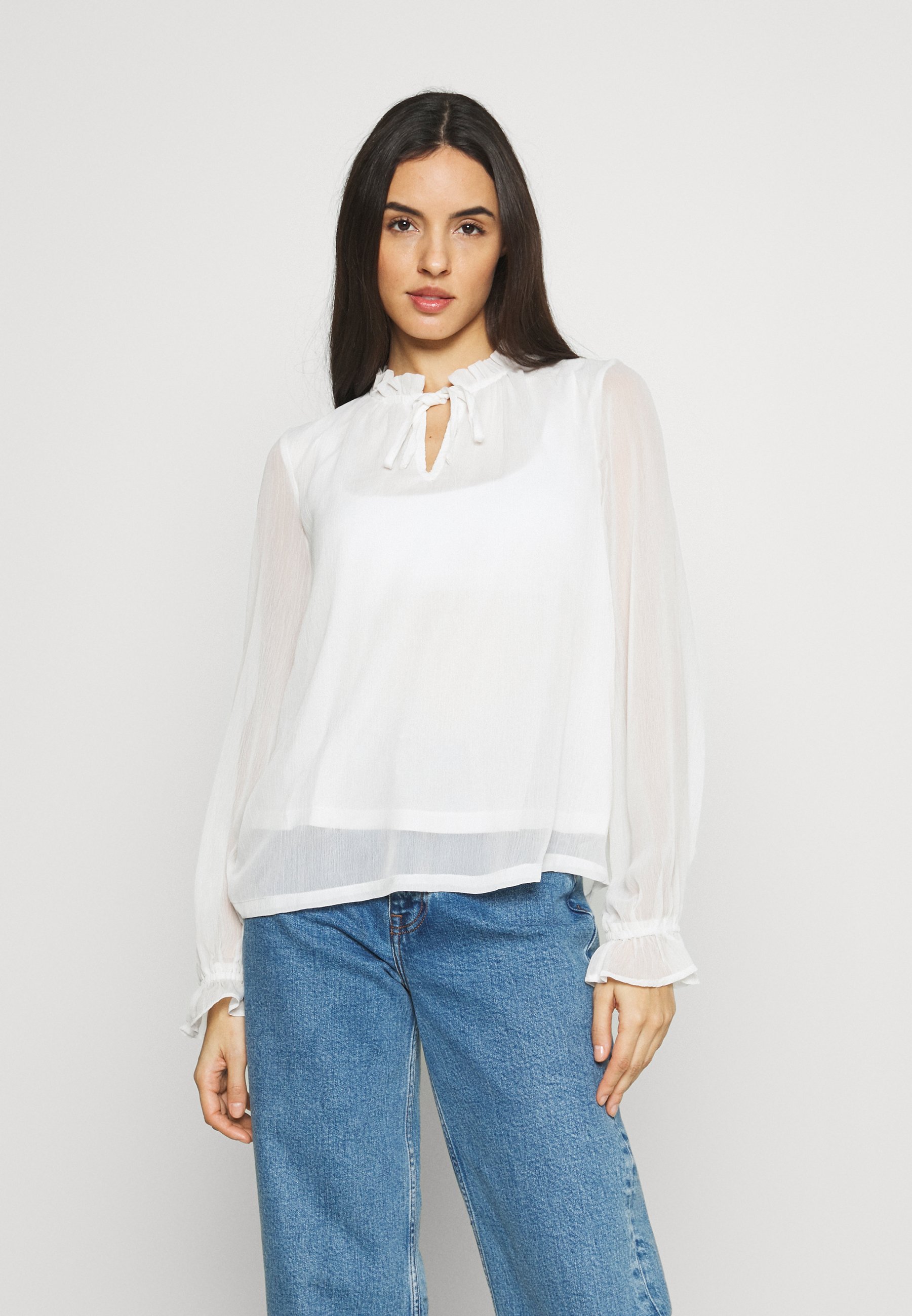 ONLY ONLLORENA - Blouse - cloud dancer/white - Zalando.co.uk