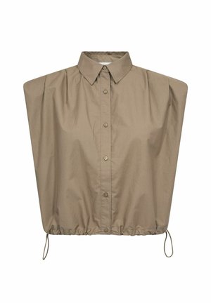 Co'couture, OPHELIACC - Blúzka so zapínaním na gombíky - mink
