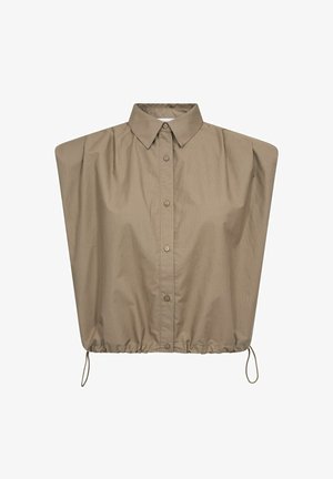 Co'couture, OPHELIACC - Blúzka so zapínaním na gombíky - mink