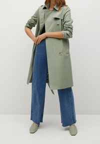 Mango Trenčkot - light green