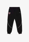 NBA CHICAGO BULLS PIPING JOGGER - Calças de fato de treino - black/red