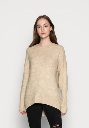 ONLNANJING LS KNT NOOS - Strickpullover - melange