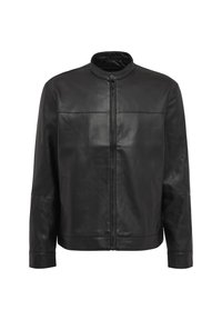 Faux leather jacket - schwarz
