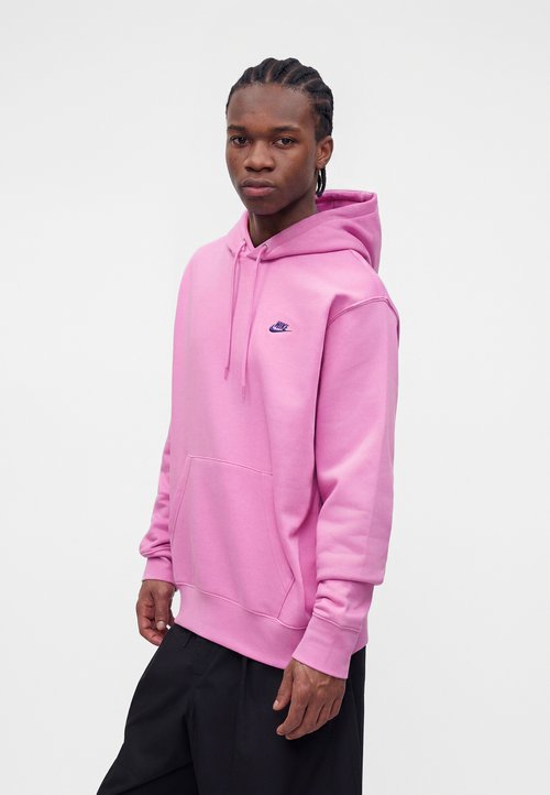Nike CLUB - Hoodie - magenta/midnight navy — foto 4