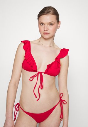 women'secret RUFFLE GATHERED REMOVABLE  - Πάνω μέρος μπικίνι - rot