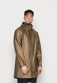 Rains LONG JACKET UNISEX - Parca - metalic mist