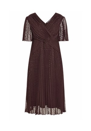 Yours Clothing, PLUS SIZE OCCASION DRESSES - Maxi-jurk - brown