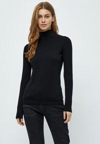 Minus - MILANA ROLL NECK KNIT - Strickpullover - black Thumbnail-Bild 1