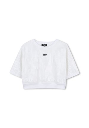 SHORT-SLEEVED - T-shirt imprimé - blanc