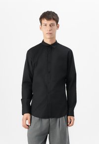 Jack & Jones - JJJOE PLAIN - Shirt - black Thumbnail Image 1