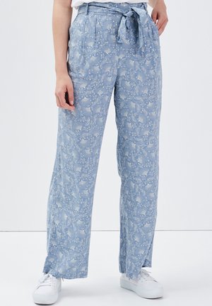 Stoffhose - blue-grey