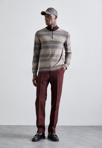 Paul Smith ZIP NECK - Pulover - multicolour