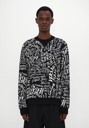 LOGOMANIA CIRCLE - Sweatshirt - black/white