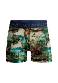 MUCHACHOMALO 3 PACK PRINT SOLID - Calzoncillos - print blue