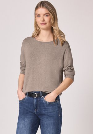 IM MELANGE-LOOK - Maglietta a manica lunga - braun