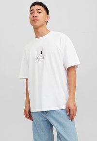 JACK & JONES Jcokinetic Small Print Tee - T-Shirt Uomo Girocollo Con Piccola Stampa, Cotone, SS - 4