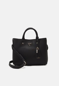 Guess - MERIDIAN SATCHEL - Kézitáska - black Miniatűr kép 1