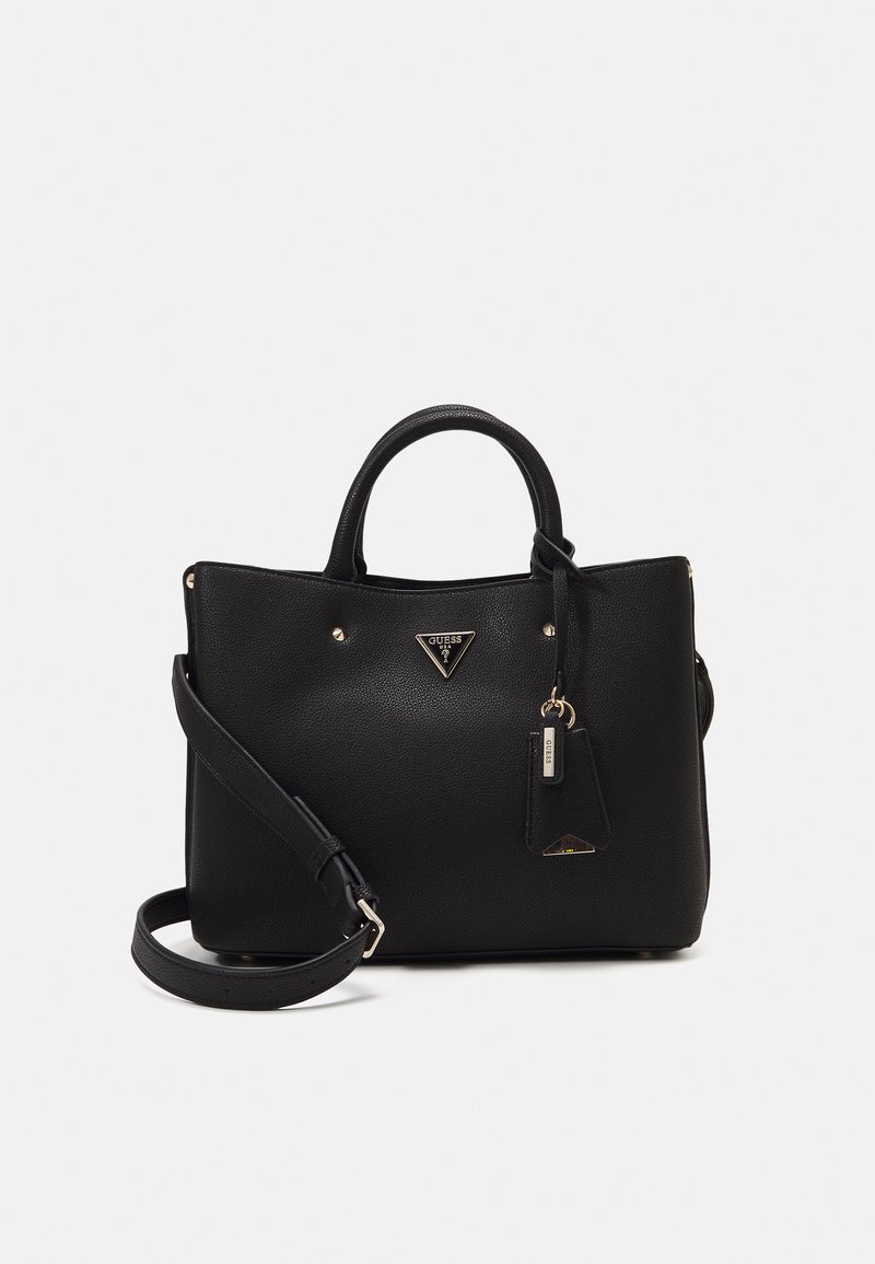 Guess - MERIDIAN SATCHEL - Borsa a mano - black, Ingrandire