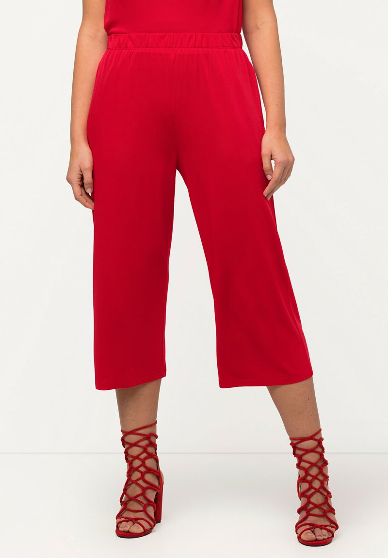 Ulla Popken LARGE TAILLE ÉLASTIQUE - Short - red