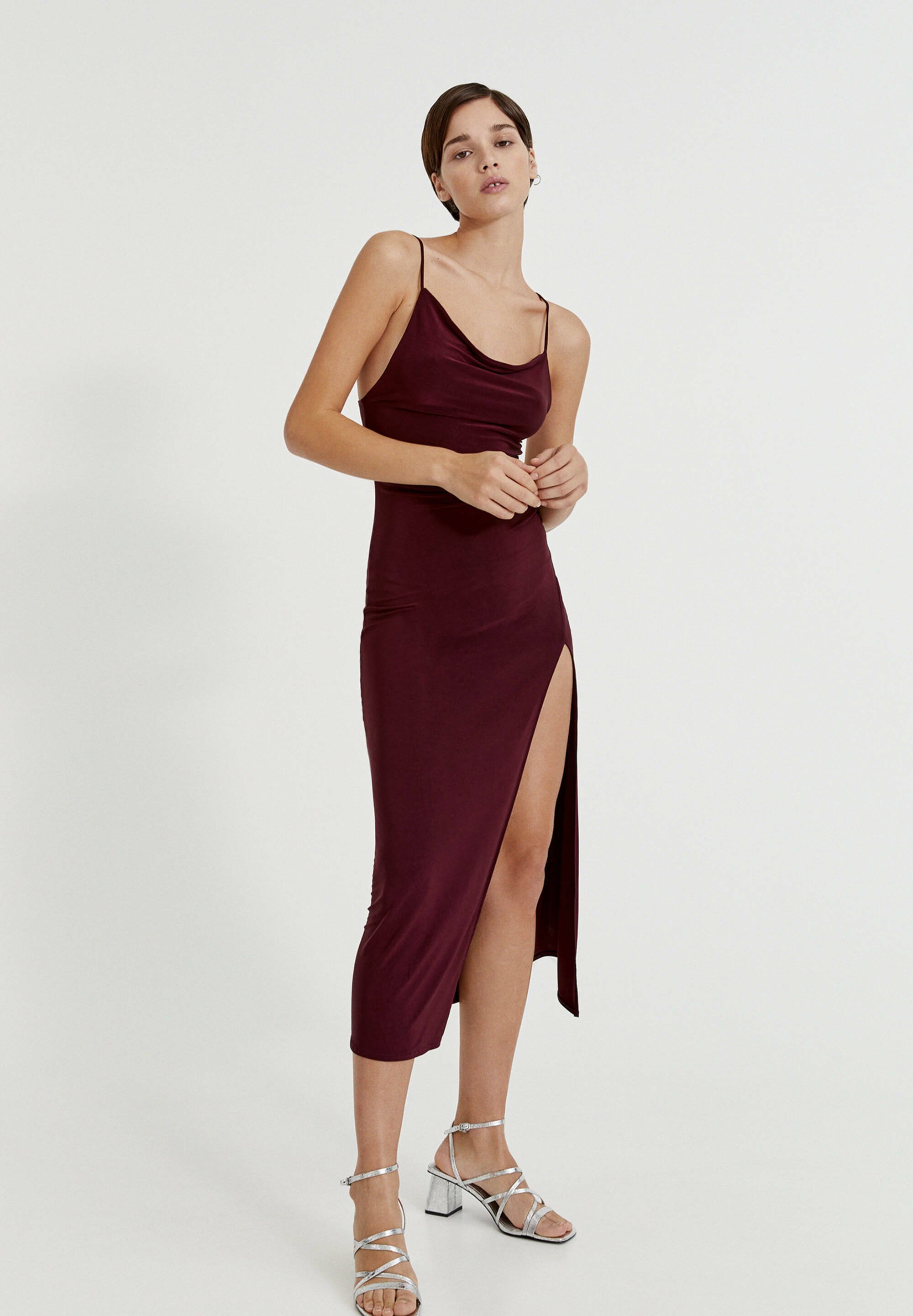 robe jaune pull and bear