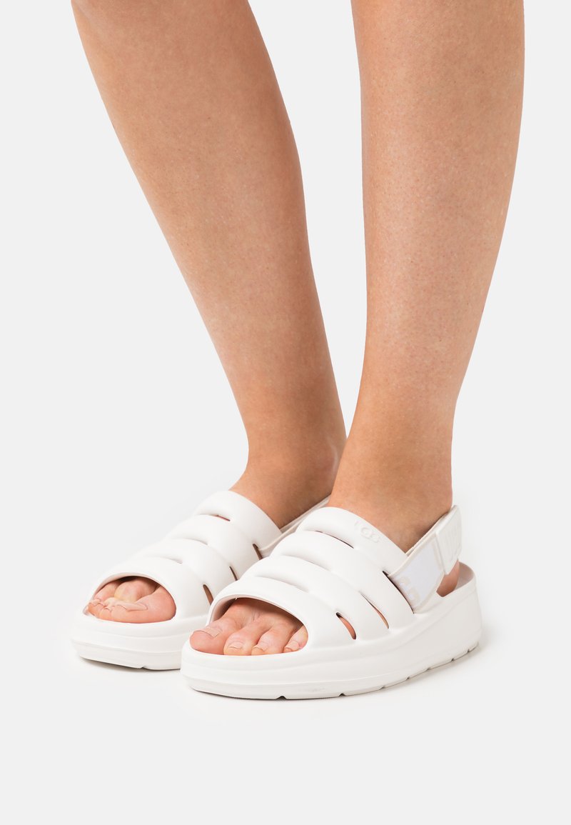 UGG SPORT YEAH Sandals bright white/white Zalando.co.uk