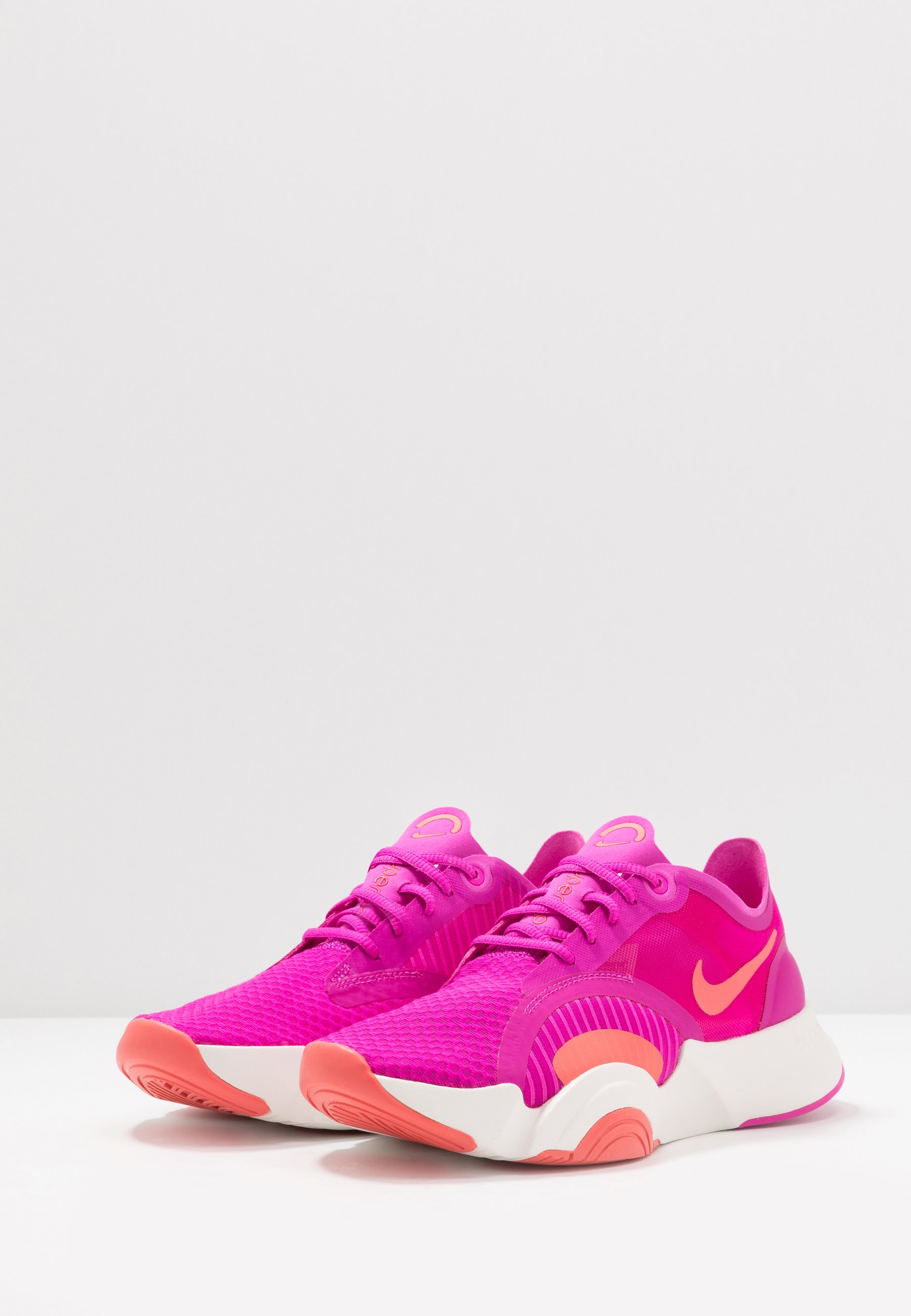 Nike Performance SUPERREP GO - Trainingsschoen - fire pink/magic  ember/summit white/donkerroze - Zalando.nl