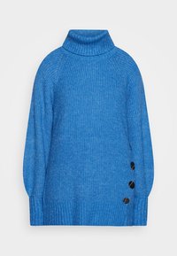 Freequent Stickad tröja - blue