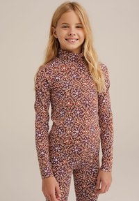 WE Fashion Majica z dolgimi rokavi - brown