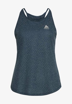 RUN EASY LINENCOOL TANK - Sport T-shirt - blue wing teal melange