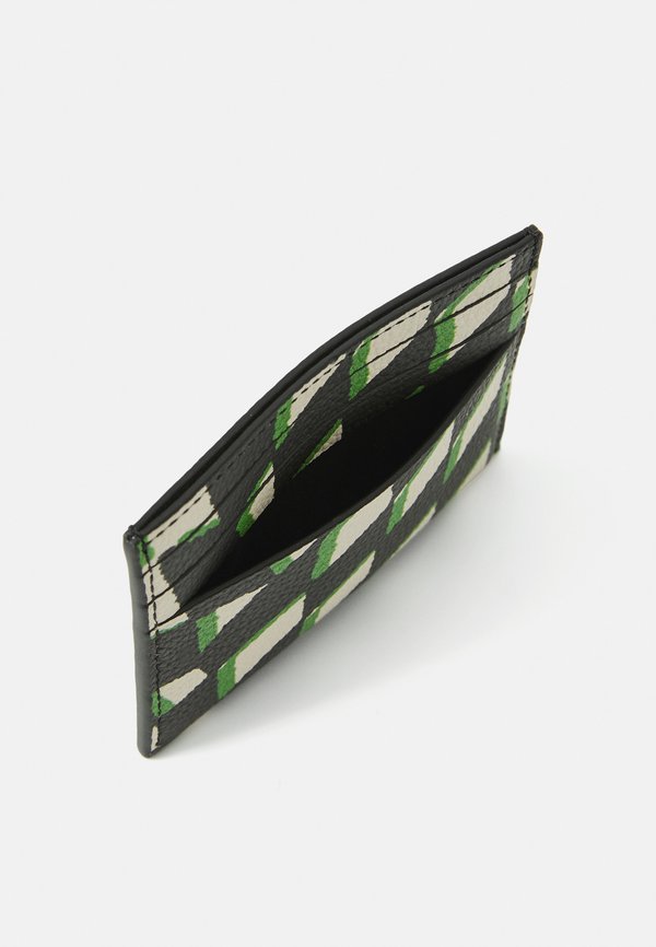 FLAT CARD CASE IN GEO CHECK  - Wallet4