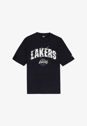 New Era, LOS ANGELES LAKERS NBA CORE PLUS MESH TEE - T-shirts print - nvy