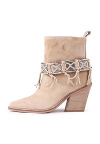 Bronx NEW KOLE - Botine cowboy/biker - oatmilk