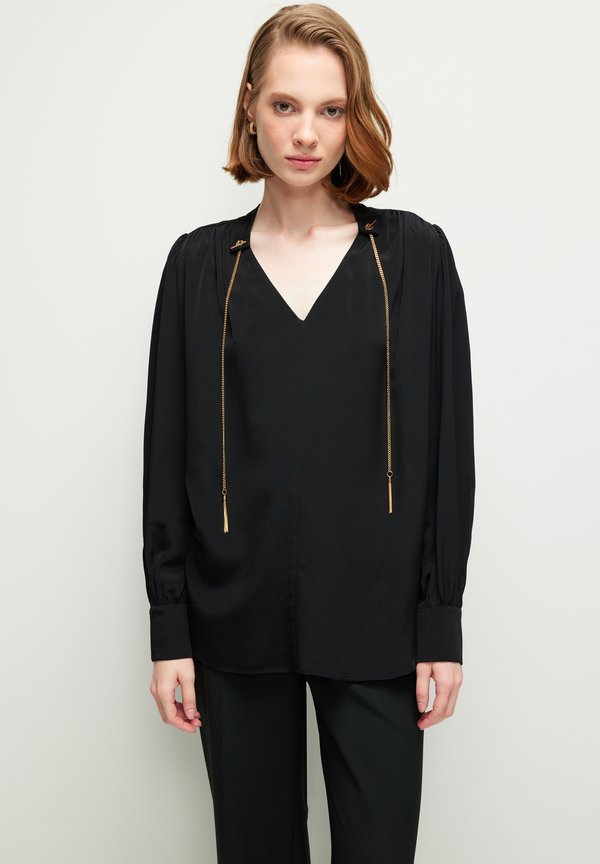 RUFFLED COLLOR GÜMPED  - Bluse