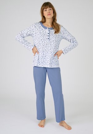 Damart MANCHES LONGUES SET - Pyjama - bleu