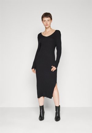 MSCH Copenhagen RENANA RACHELLE V DRESS - Abito in maglia - black
