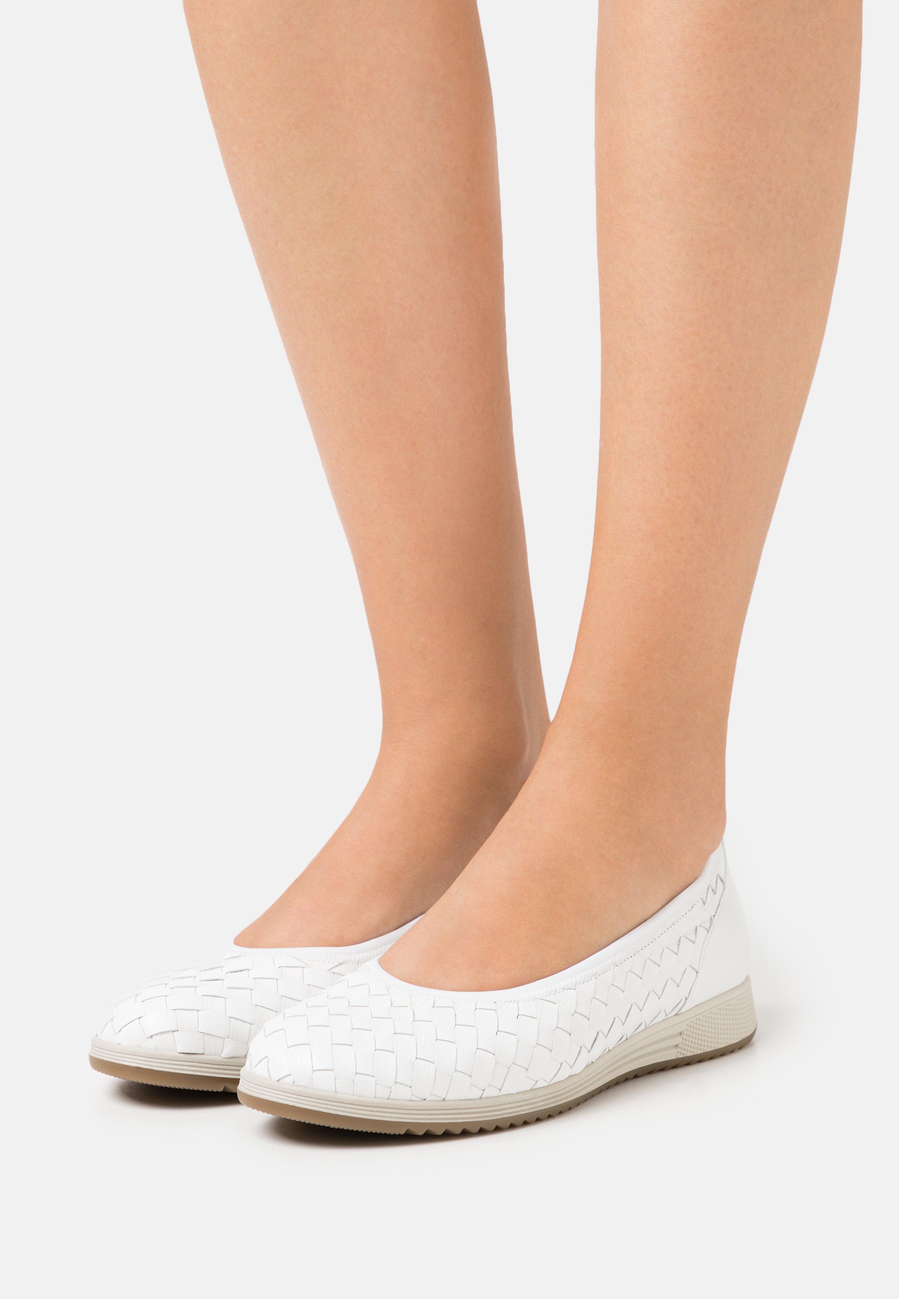 Gabor Ballerina's - weiß/wit - Zalando.nl